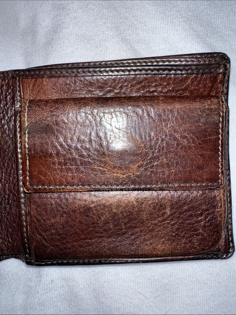 Yves Saint Laurent Brown Leather Wallet Vintage - Picture 4 of 9